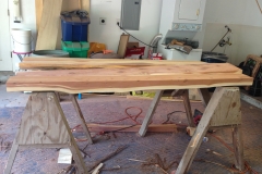 Wooden Desk Project - SIde