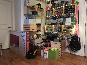 The clutter corner - YUCK!